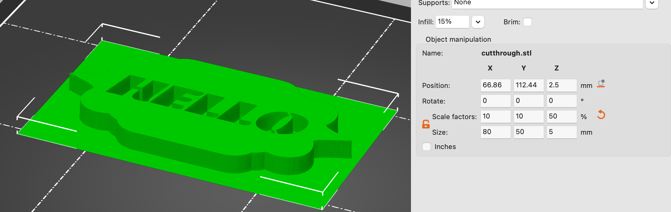 Slicer resize