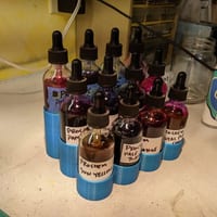 My wife told me to get myself an early Christmas present... My first project was to organize my dissolved dyes 😄
