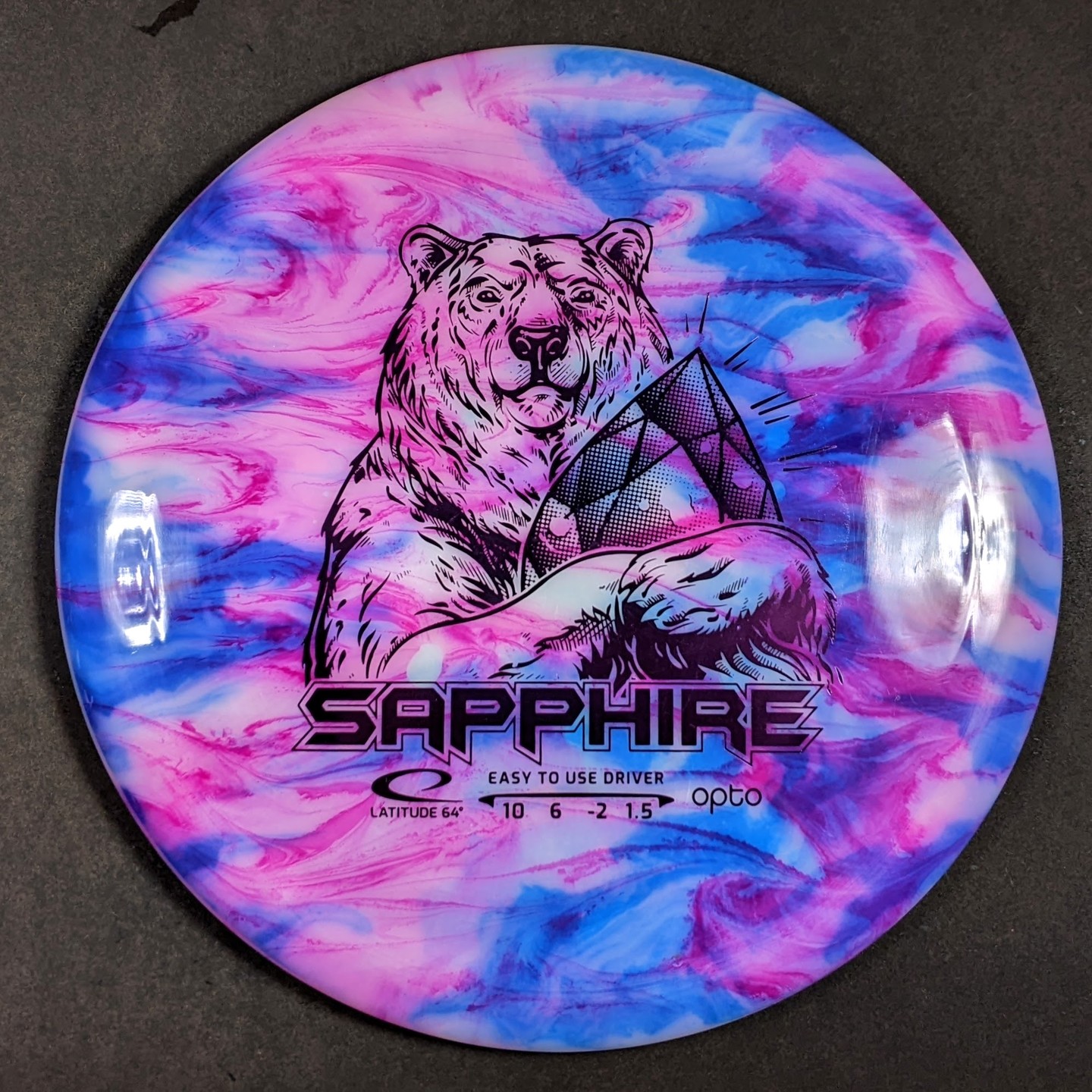 Fighting bubbles recently... I actually think it's the domey-ness of these super-glidey Latitude64 discs. I've not had t