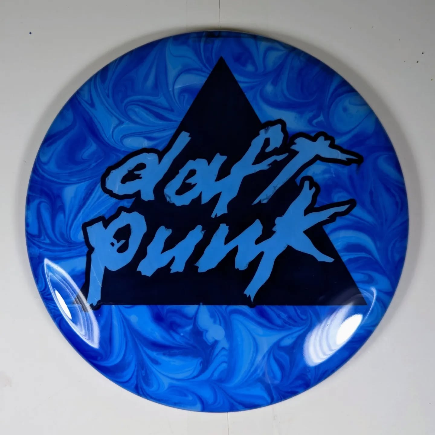 This was my first black stencil dye and I'm real happy with it :) This @daftpunk @streamlinediscs  