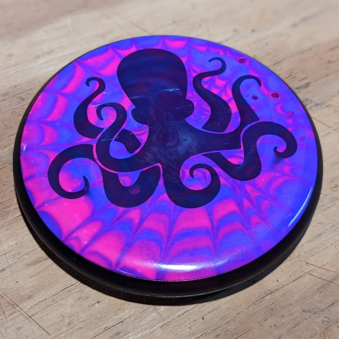 Threw together this mini with some left over dye from a full sized disc. Can never have too many.