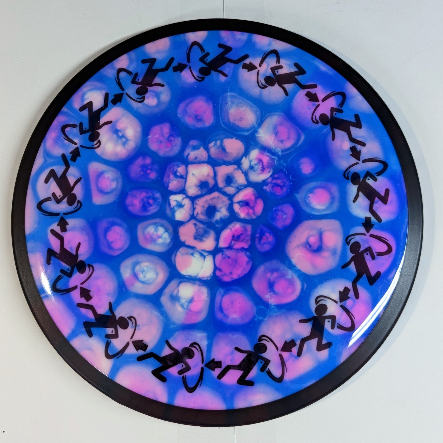 Here's a second go at a chameleon dye bed - I pulled it too soon and the colors aren't as deep as I'd like - but I still